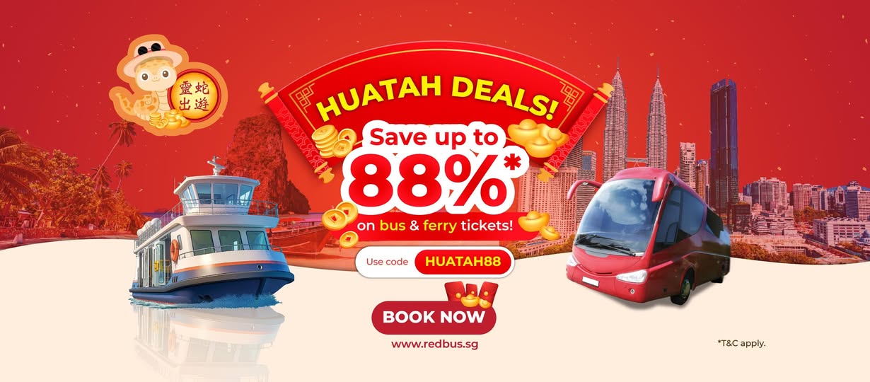 redBus Unveils Exciting Chinese New Year 2025 Offer: Save Upto 88% with Code HUATAH88